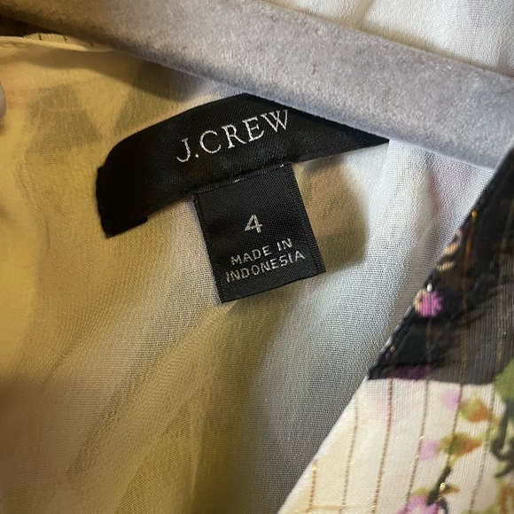 J Crew Lurex chiffon midi dress - Picture 7 of 10